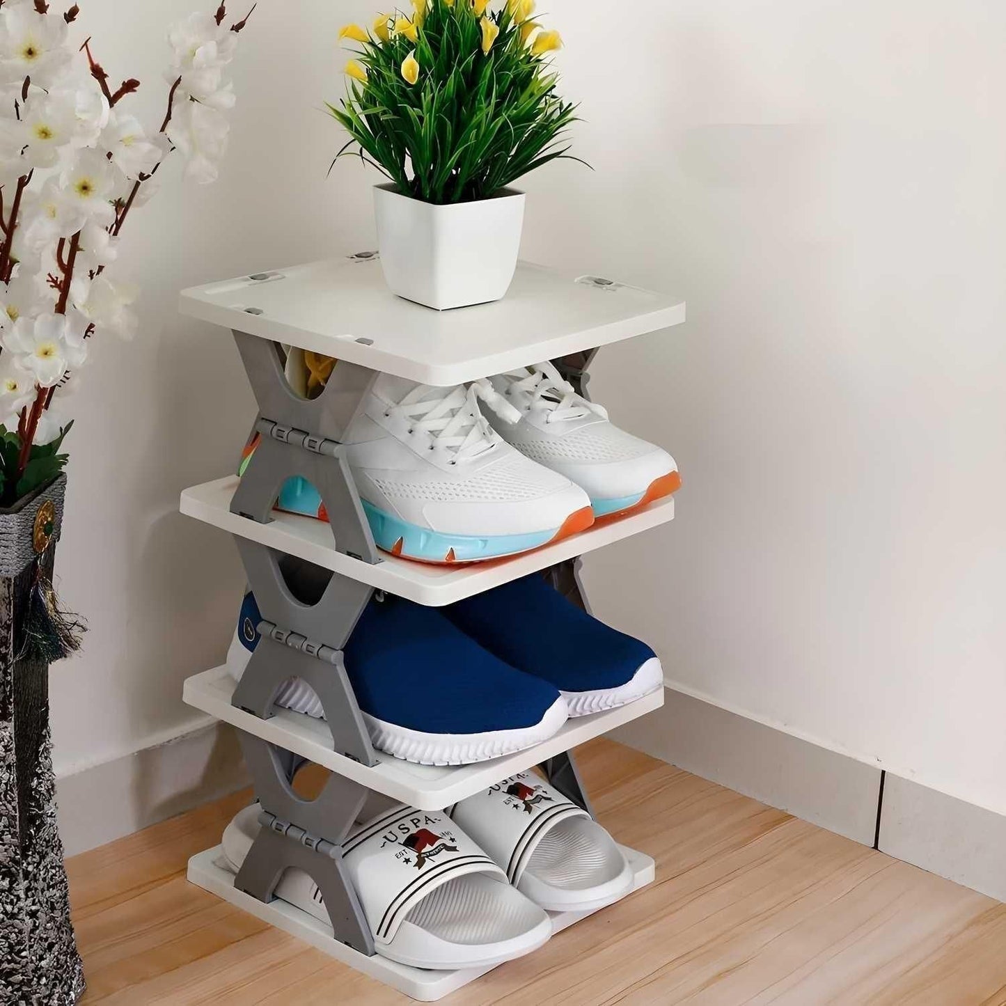 4 Layer Shoes Organizer(Pack of 1)