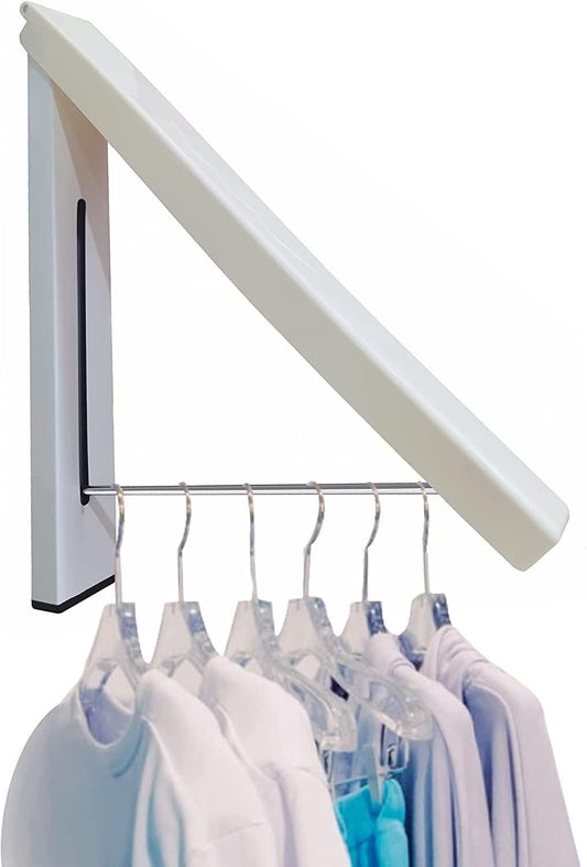 Folding Clothes Hanger Concealed Clothes Rack Invisible Drilling Folding Wall Hanger